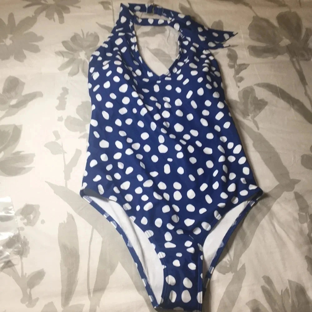 Modcloth polkadot one piece swimsuit‎ NEW